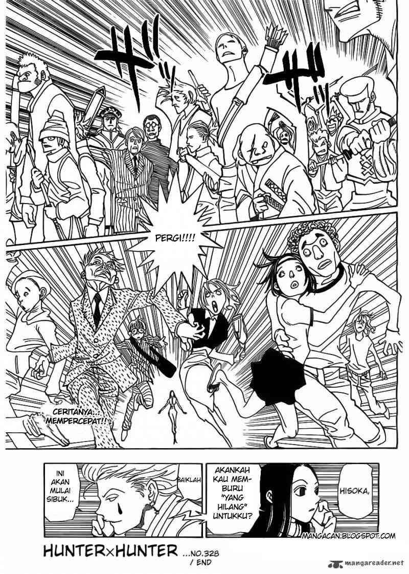 Hunter x Hunter Chapter 328 Gambar 20