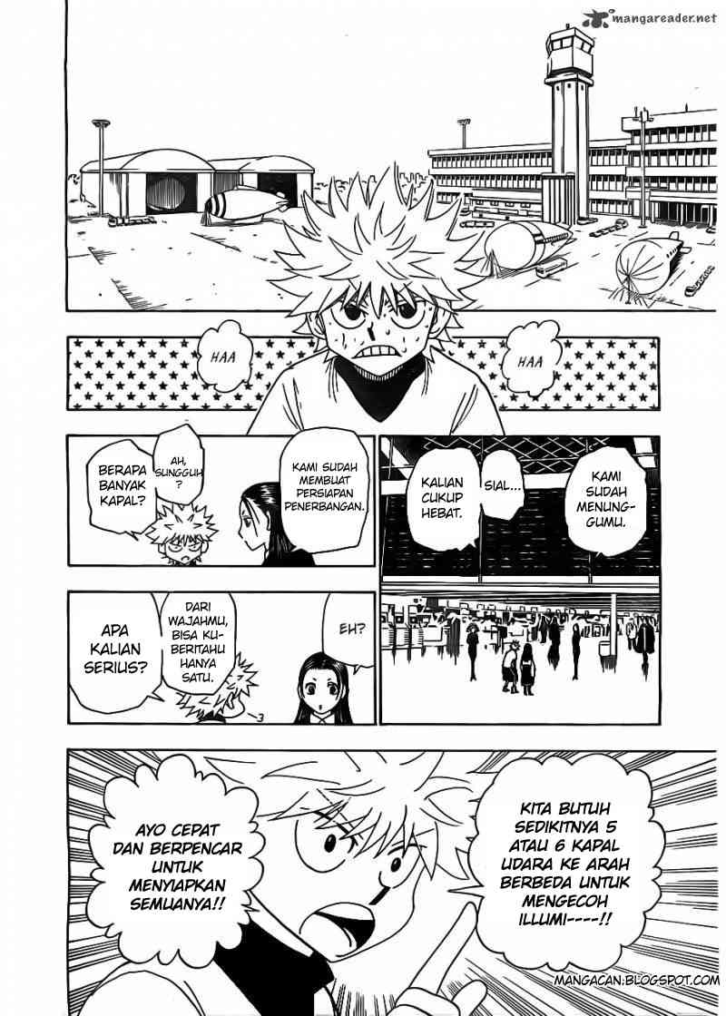 Hunter x Hunter Chapter 328 Gambar 8