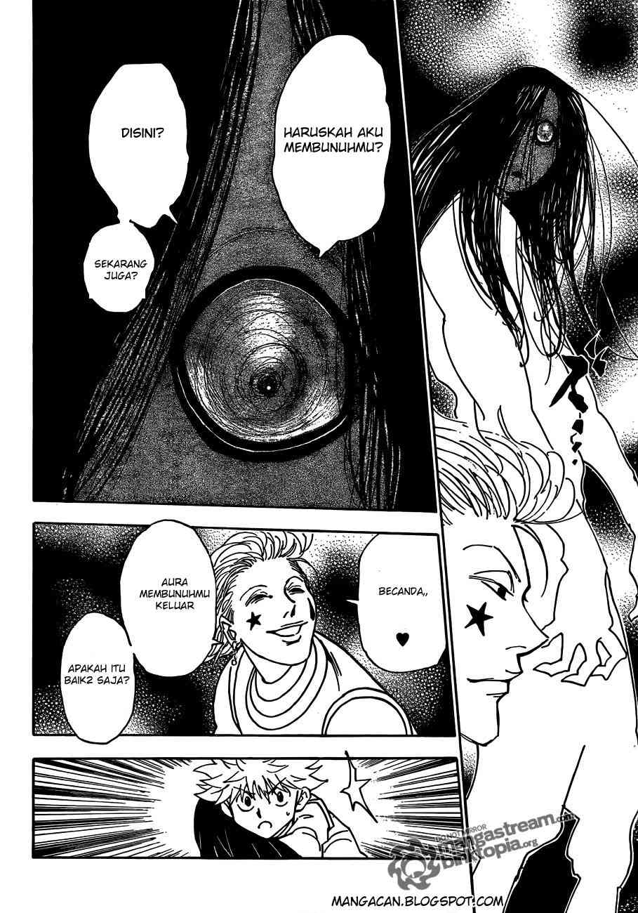 Hunter x Hunter Chapter 326 Gambar 17