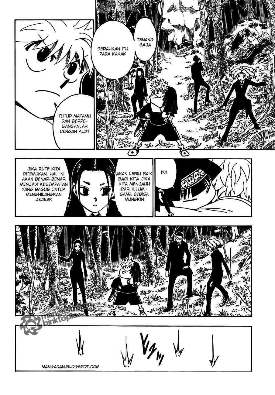 Hunter x Hunter Chapter 326 Gambar 19