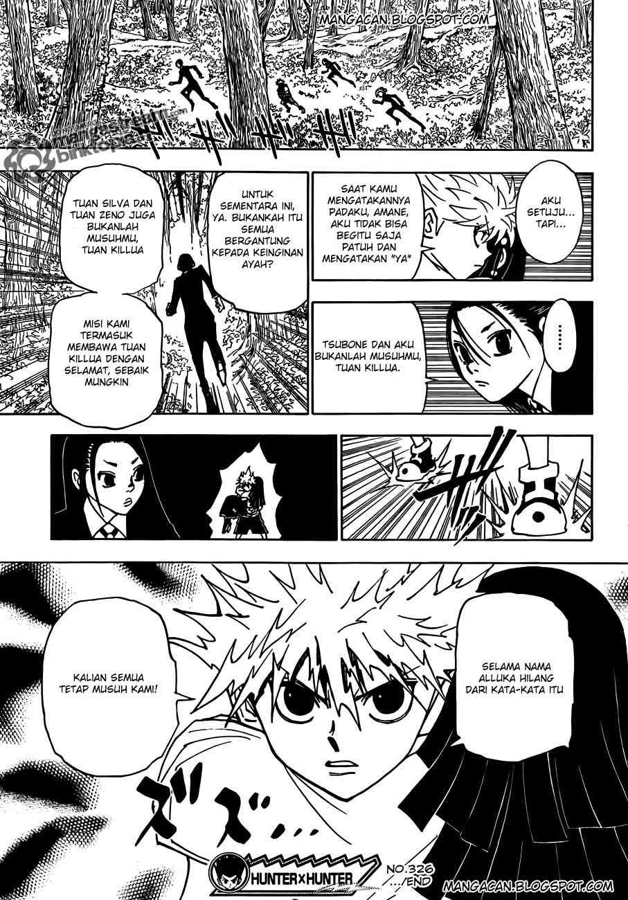 Hunter x Hunter Chapter 326 Gambar 20