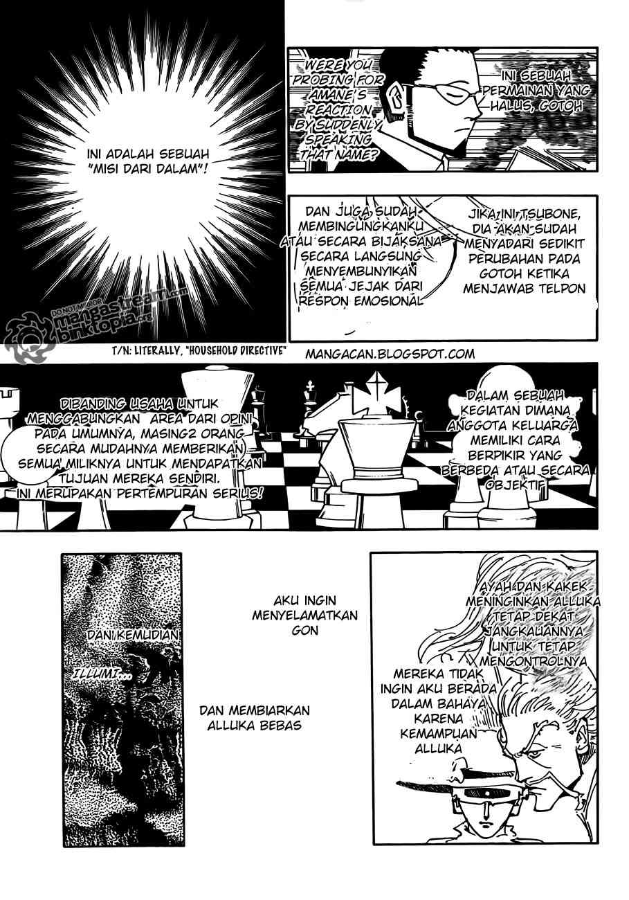 Hunter x Hunter Chapter 326 Gambar 7