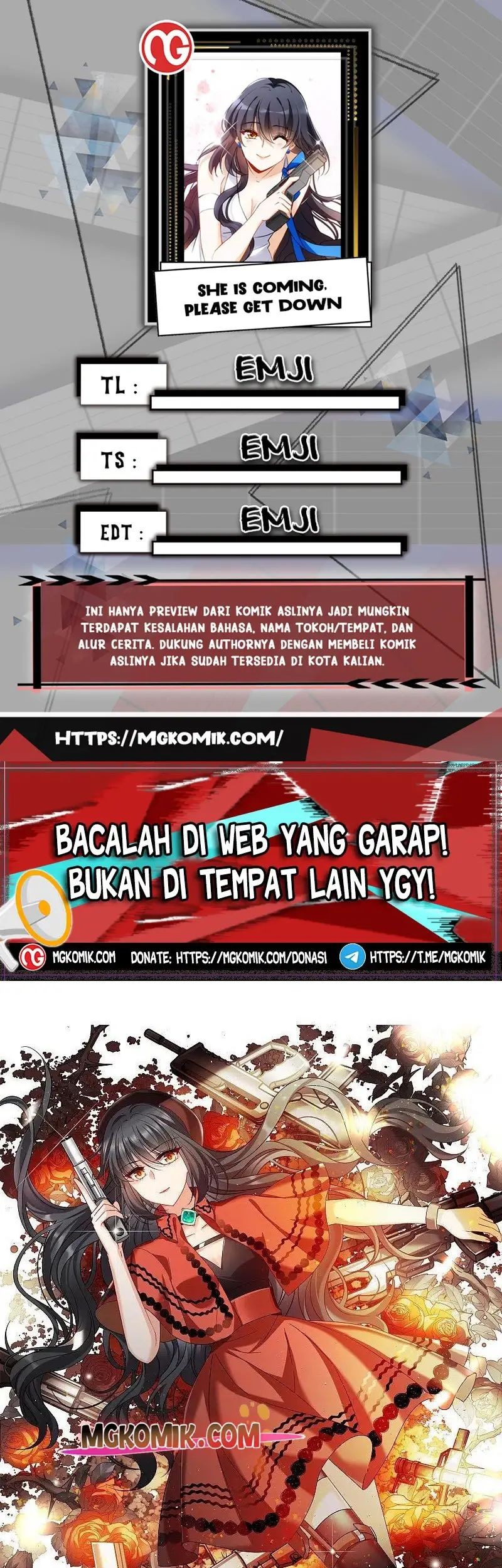 Komik She Is Coming, Please Get Down! Chapter 94.3 gambar nomor 1