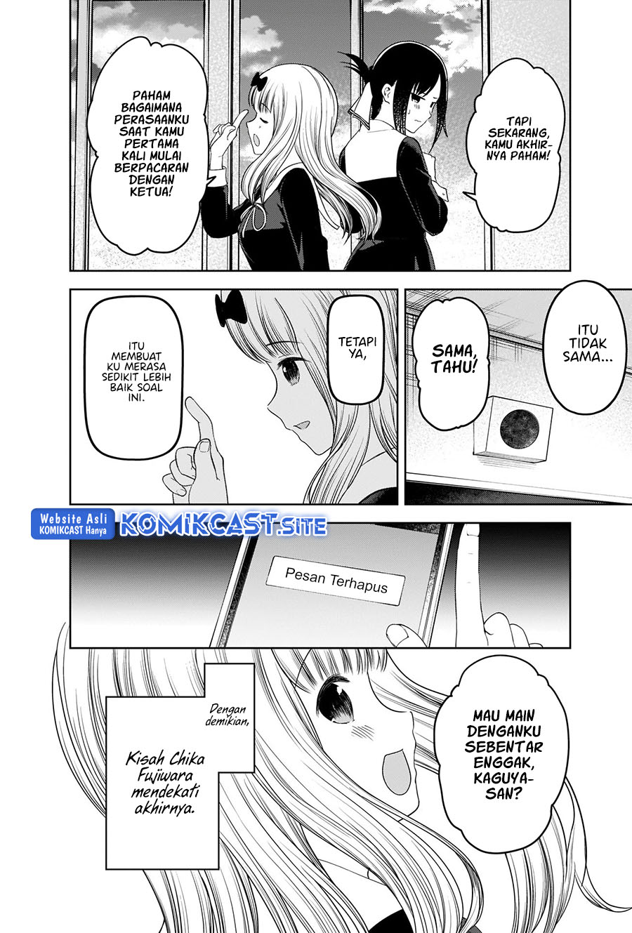 Kaguya-sama wa Kokurasetai – Tensai-tachi no Renai Zunousen Chapter 279 Gambar 17