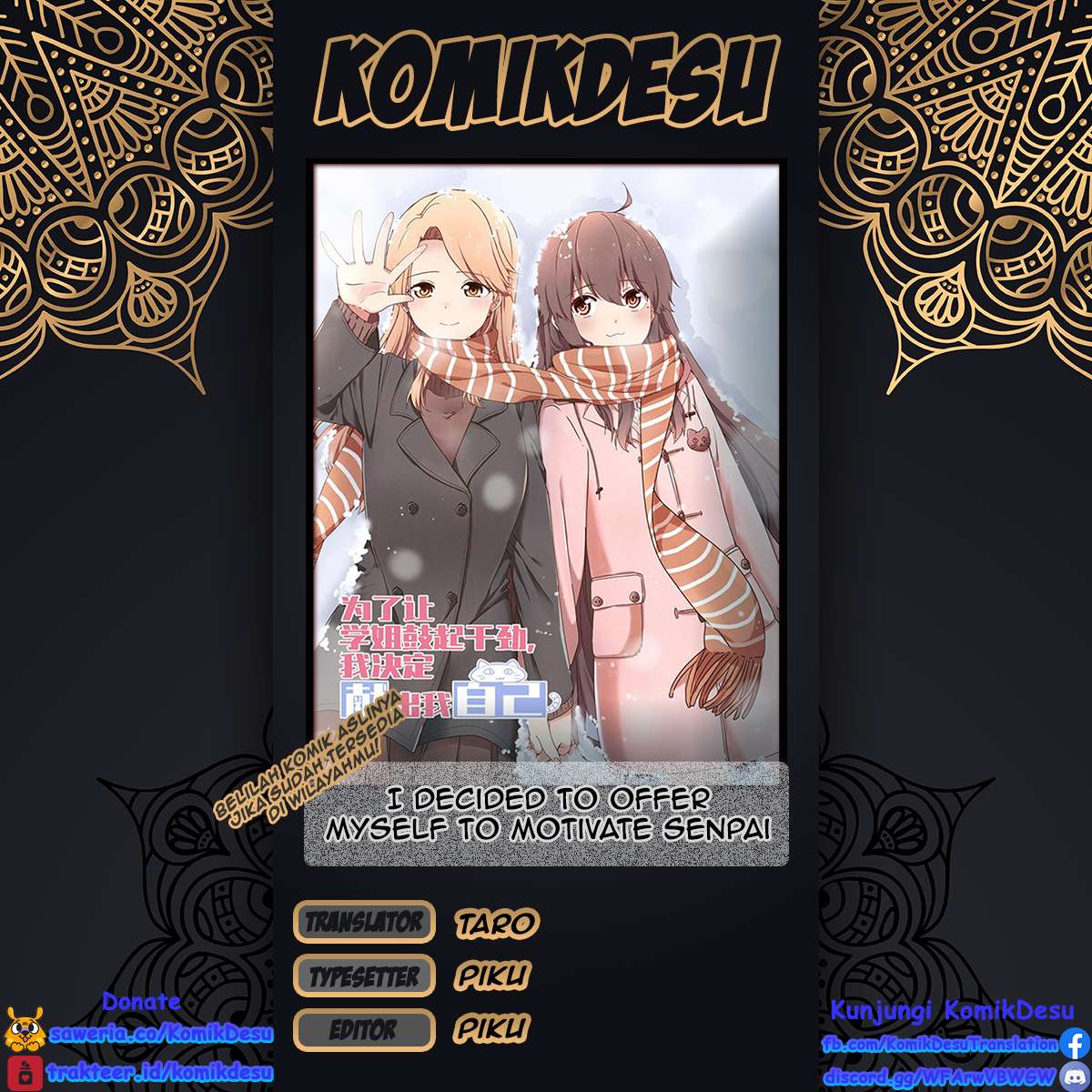 Komik I Decided to Offer Myself to Motivate Senpai Chapter 3.5 gambar nomor 1