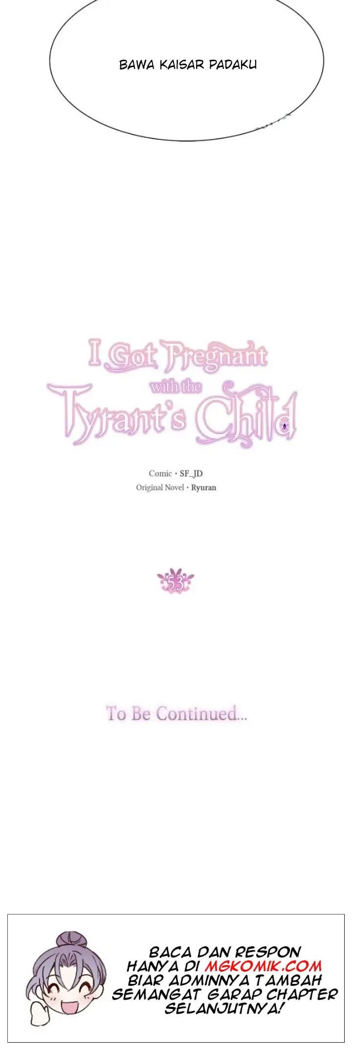 I Gave Birth to the Tyrant’s Child Chapter 53 Gambar 40