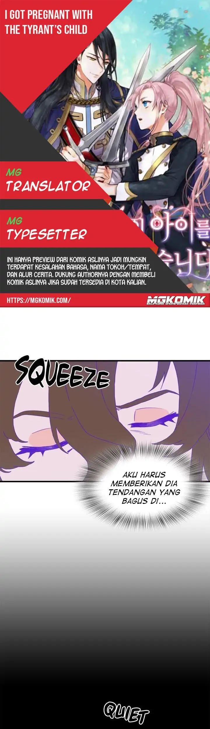 Komik I Gave Birth to the Tyrant’s Child Chapter 24 gambar nomor 1