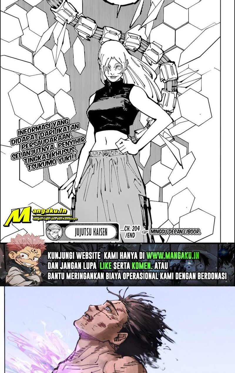 Jujutsu Kaisen Chapter 204 Gambar 11