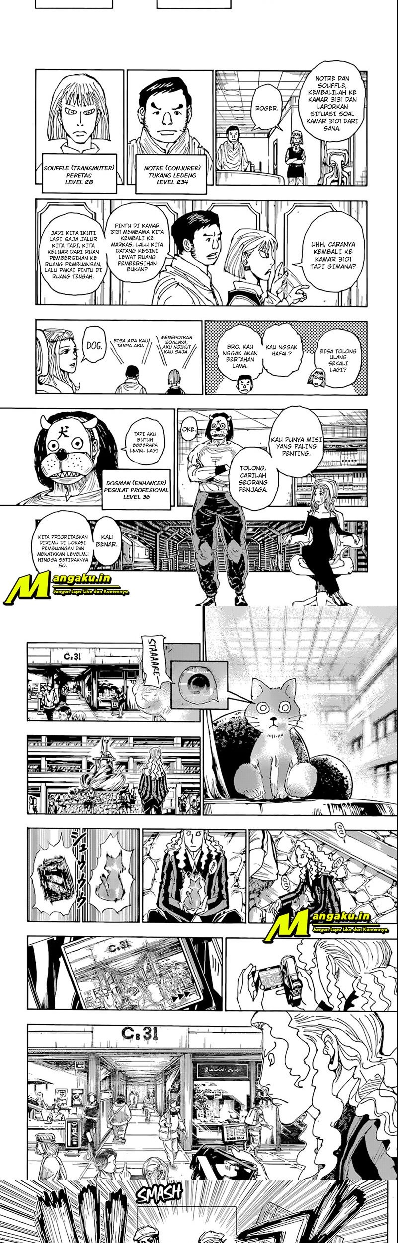 Hunter x Hunter Chapter 394 Gambar 5