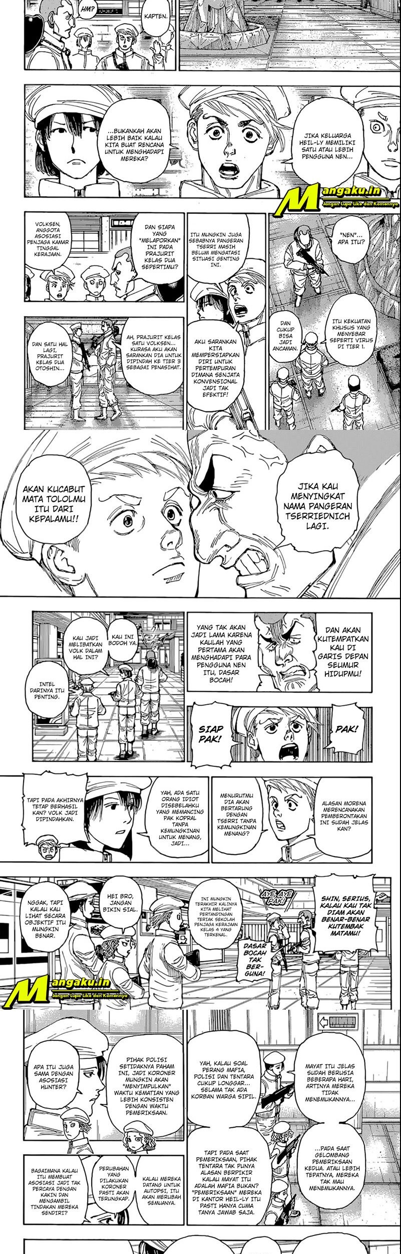Hunter x Hunter Chapter 394 Gambar 7