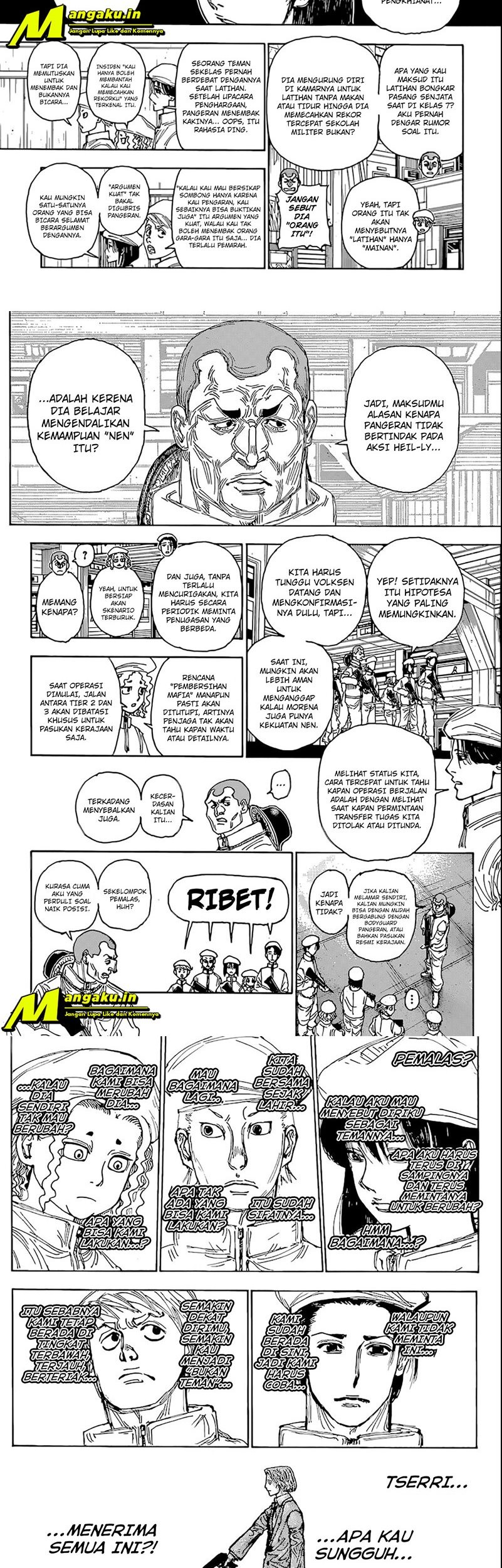 Hunter x Hunter Chapter 394 Gambar 9