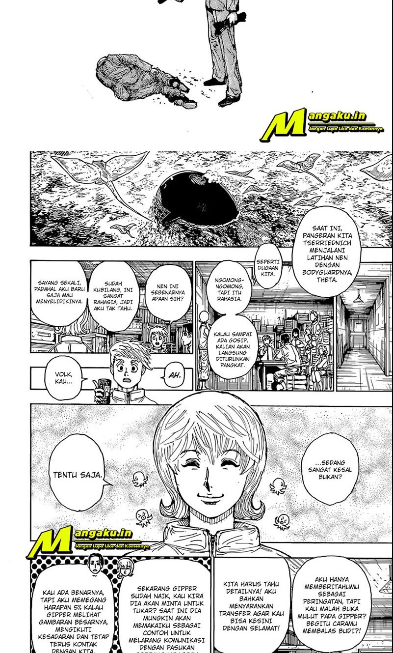 Hunter x Hunter Chapter 394 Gambar 10