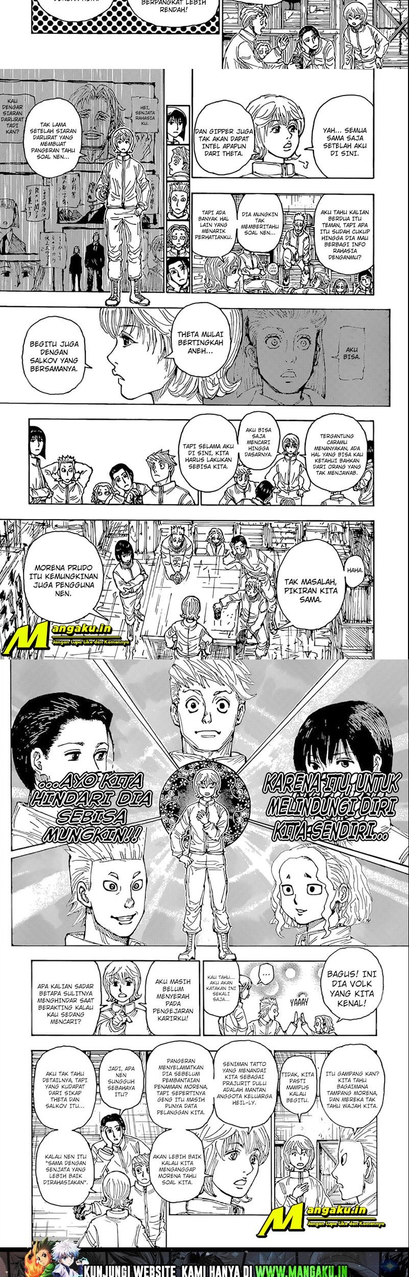 Hunter x Hunter Chapter 394 Gambar 11