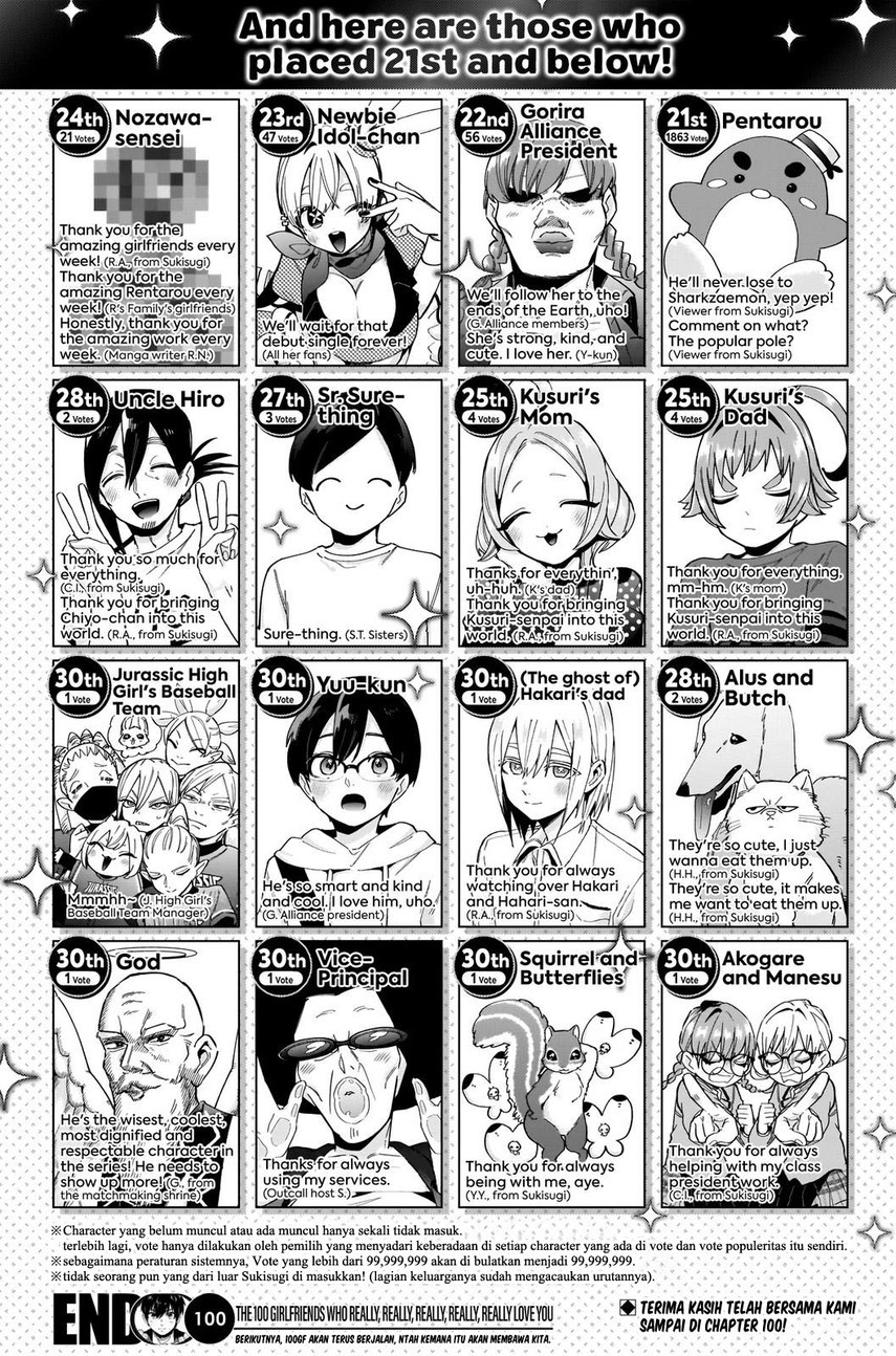 Kimi no Koto ga Dai Dai Dai Dai Daisuki na 100-ri no Kanojo Chapter 100 Gambar 24
