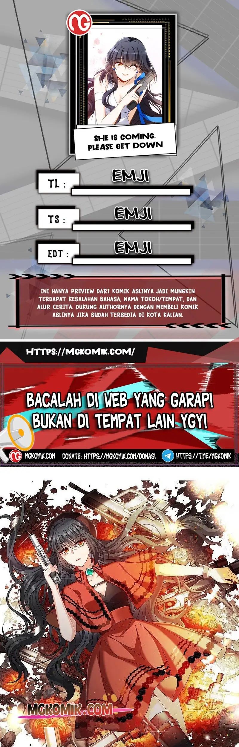 Komik She Is Coming, Please Get Down! Chapter 95.1 gambar nomor 1