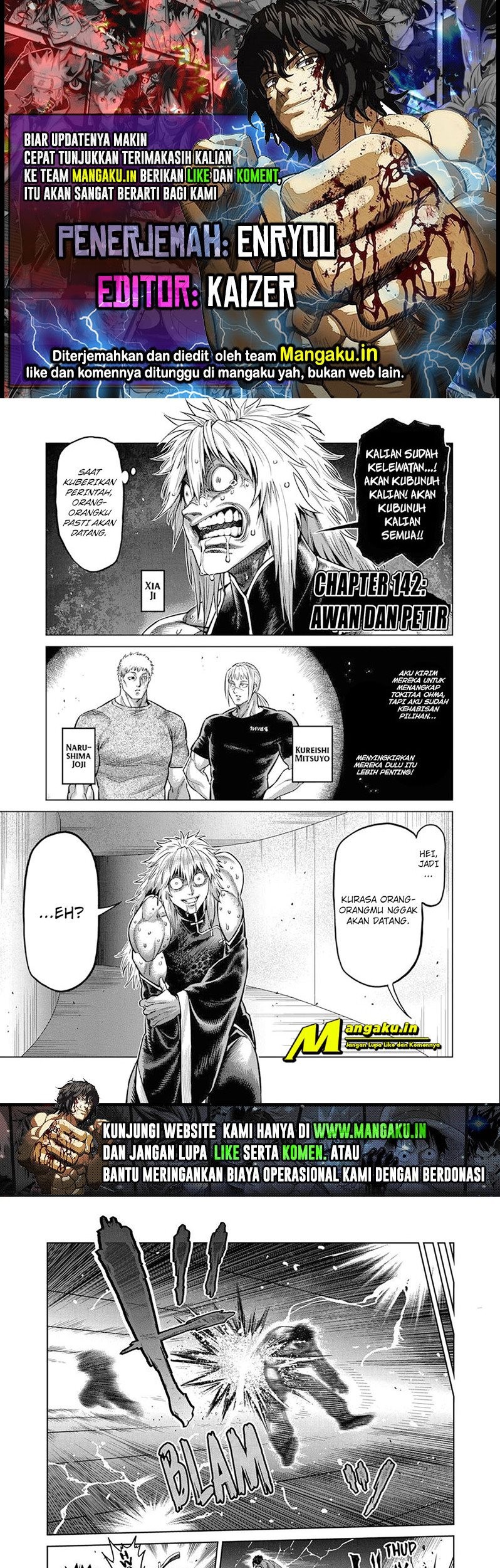 Komik Kengan Omega Chapter 142 gambar nomor 1