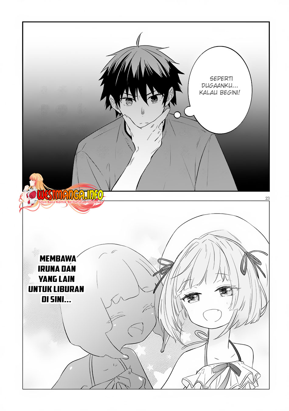 Maou ni Natte node – Dungeon Tsukutte Jingai Musume to Honobono suru Chapter 51.2 Gambar 13