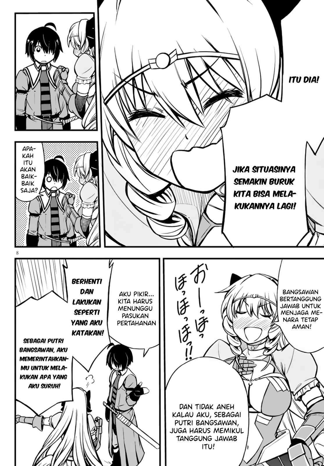 Hazure Akamadoushi ha Kenjyatime ni Musou suru Chapter 8 Gambar 9