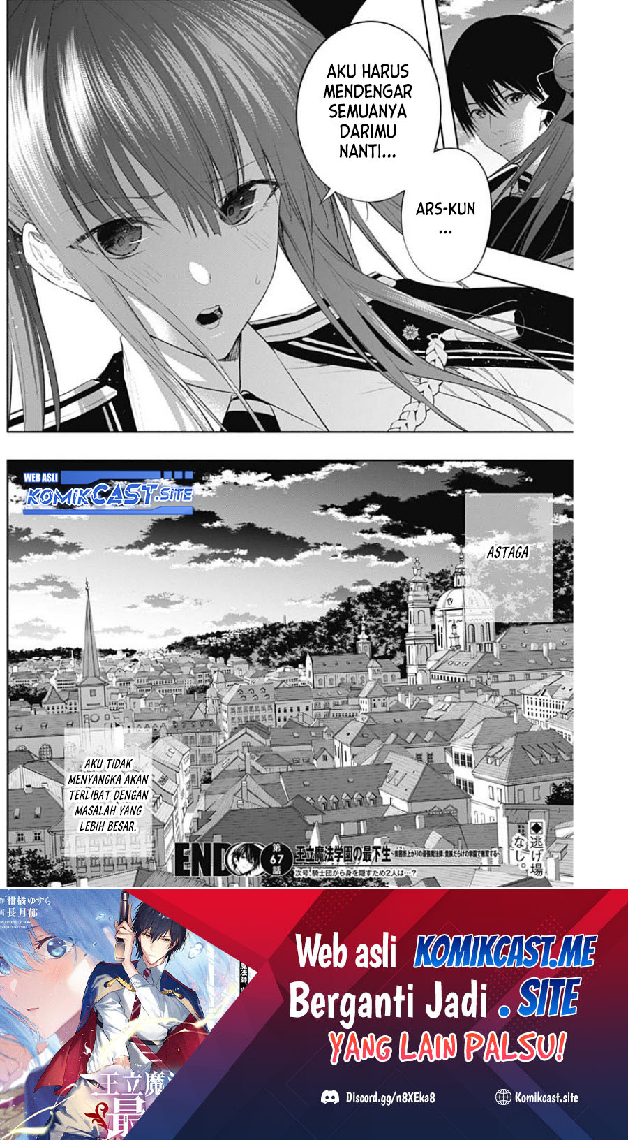 Ouritsu Mahou Gakuen no Saikasei: Slum Agari no Saikyou Mahoushi, Kizoku darake no Gakuen de Musou suru Chapter 67 Gambar 20