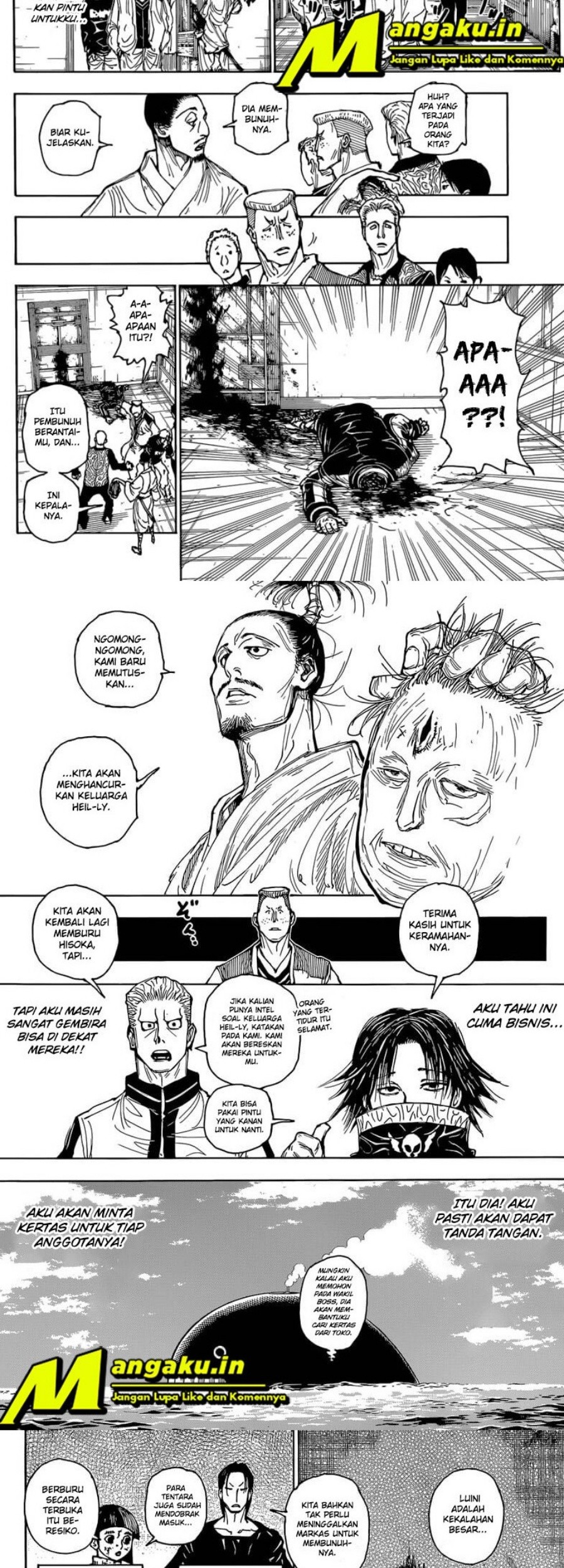 Hunter x Hunter Chapter 393 Gambar 5