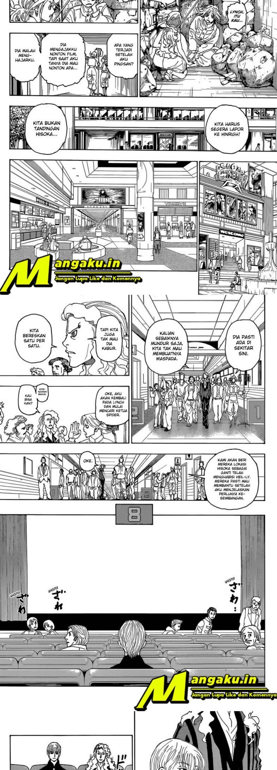 Hunter x Hunter Chapter 393 Gambar 9