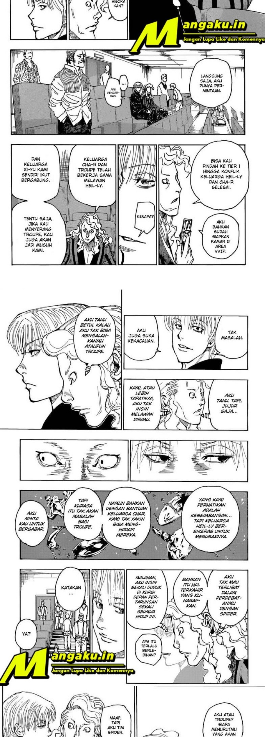 Hunter x Hunter Chapter 393 Gambar 11