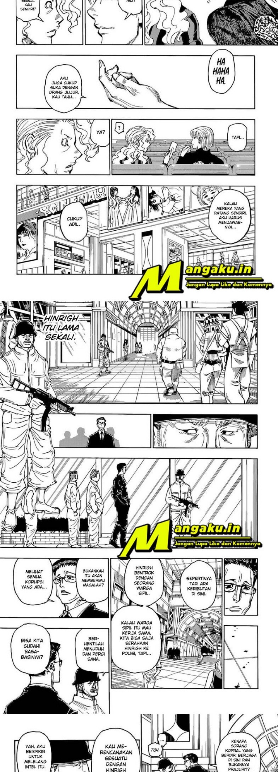Hunter x Hunter Chapter 393 Gambar 13