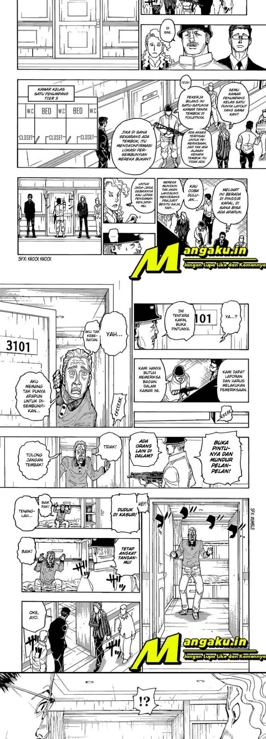 Hunter x Hunter Chapter 393 Gambar 17