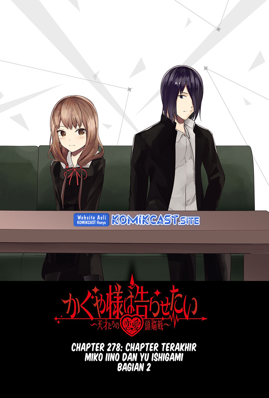 Manga Kaguya-sama wa Kokurasetai – Tensai-tachi no Renai Zunousen Chapter 278 gambar nomor 2