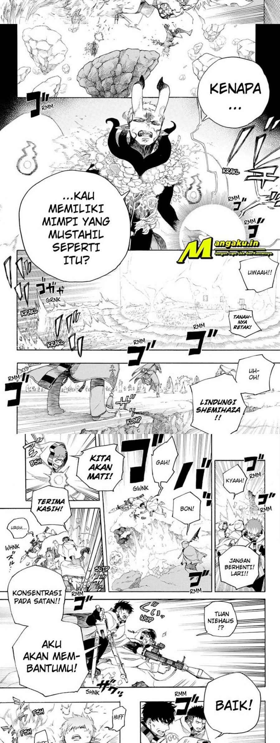 Ao no Exorcist Chapter 136 Gambar 3