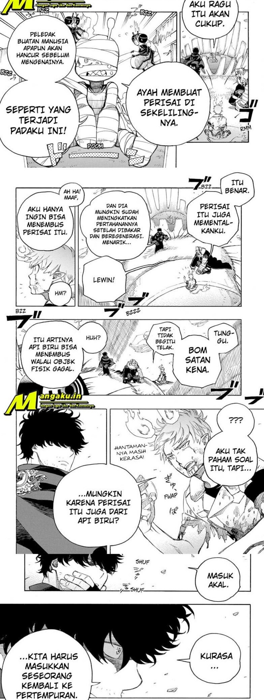 Ao no Exorcist Chapter 136 Gambar 5