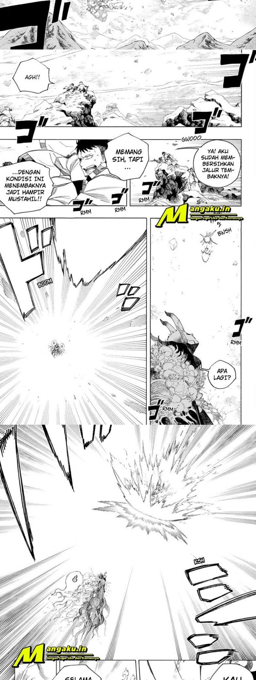 Ao no Exorcist Chapter 136 Gambar 8