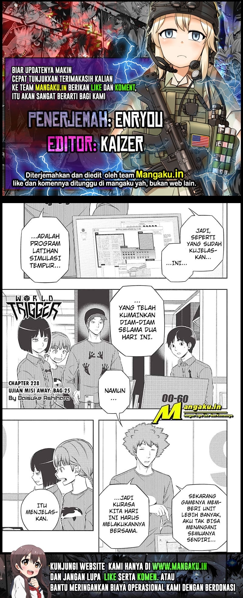 Komik World Trigger Chapter 228 gambar nomor 1