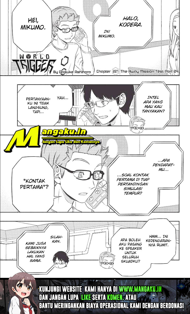 Manga World Trigger Chapter 227 gambar nomor 2