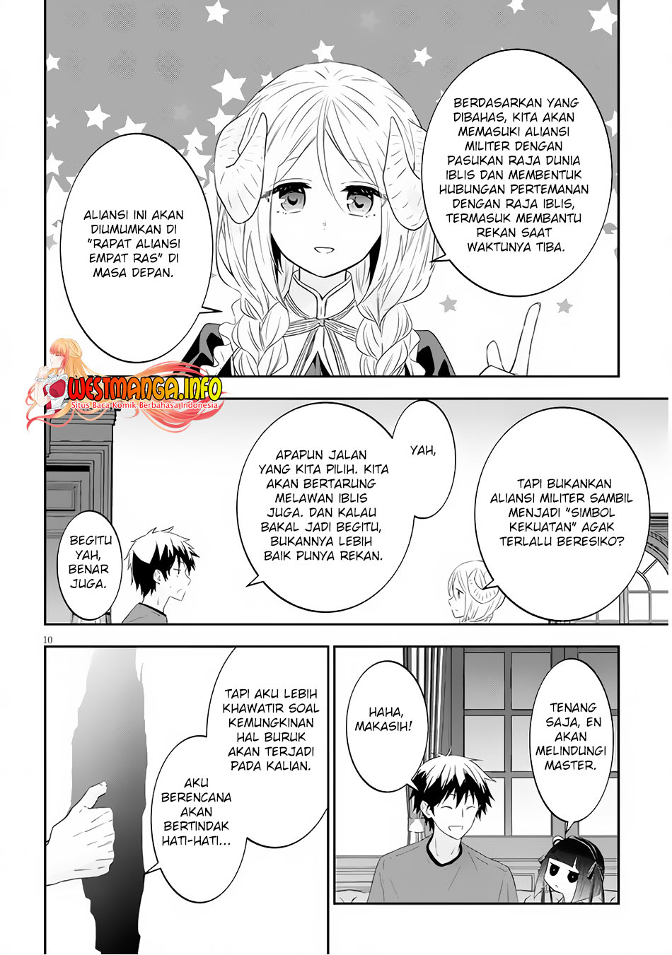 Maou ni Natte node – Dungeon Tsukutte Jingai Musume to Honobono suru Chapter 53.1 Gambar 12