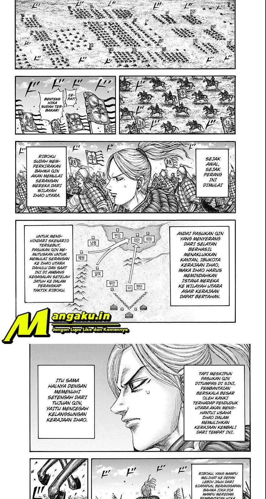 Kingdom Chapter 741 Gambar 3