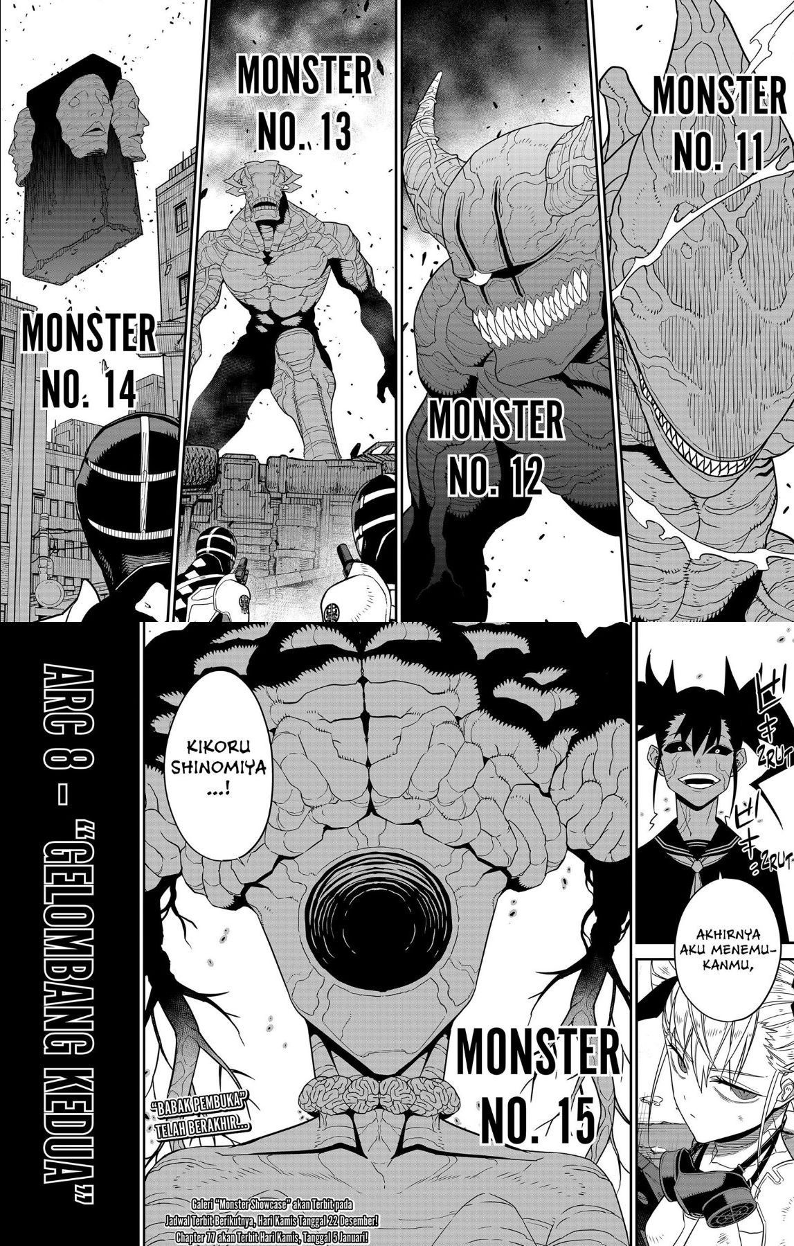 8Kaijuu Chapter 76 Gambar 19