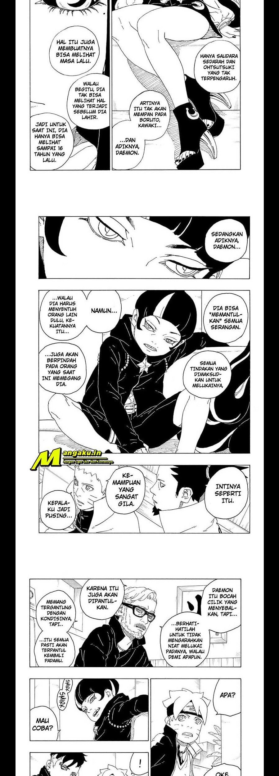 Manga Boruto Chapter 75.1 gambar nomor 2