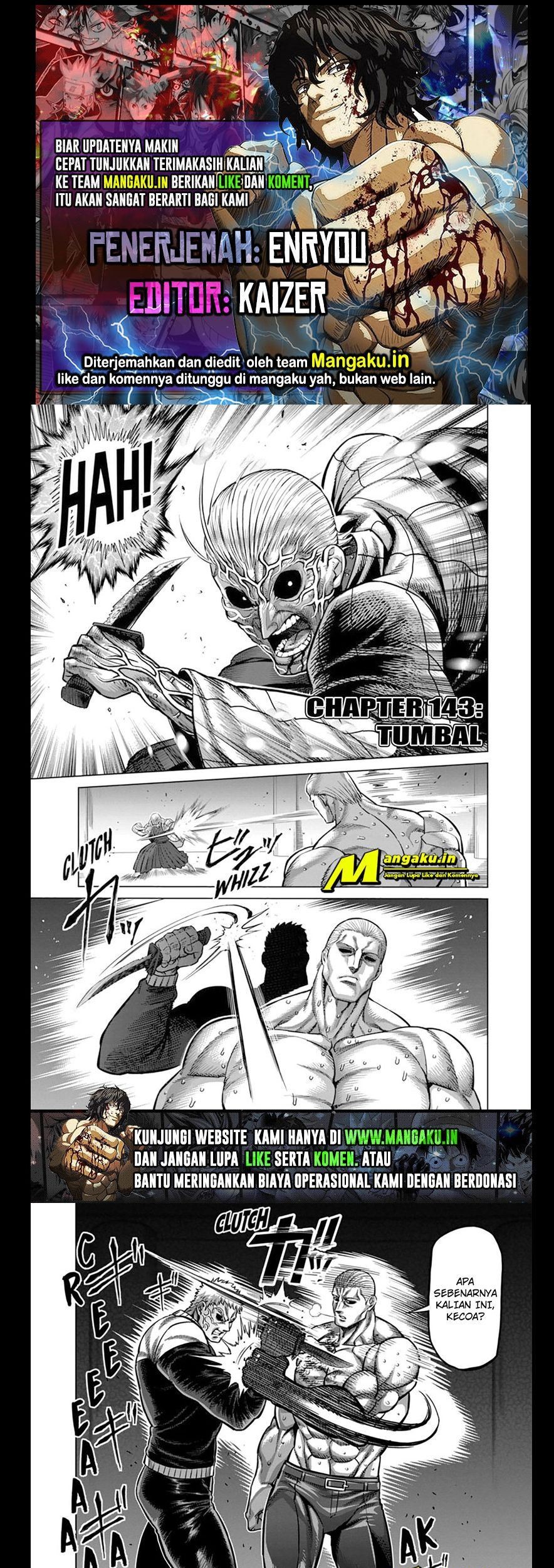 Komik Kengan Omega Chapter 143 gambar nomor 1