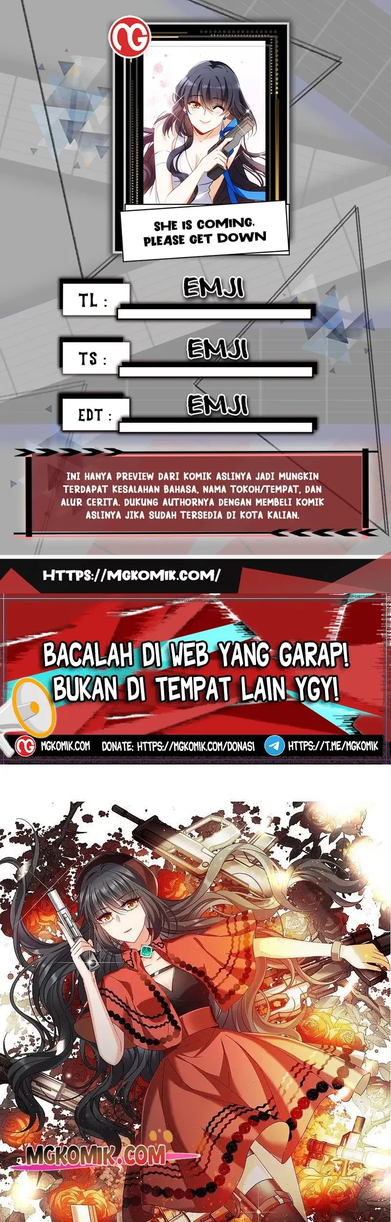 Komik She Is Coming, Please Get Down! Chapter 96.1 gambar nomor 1