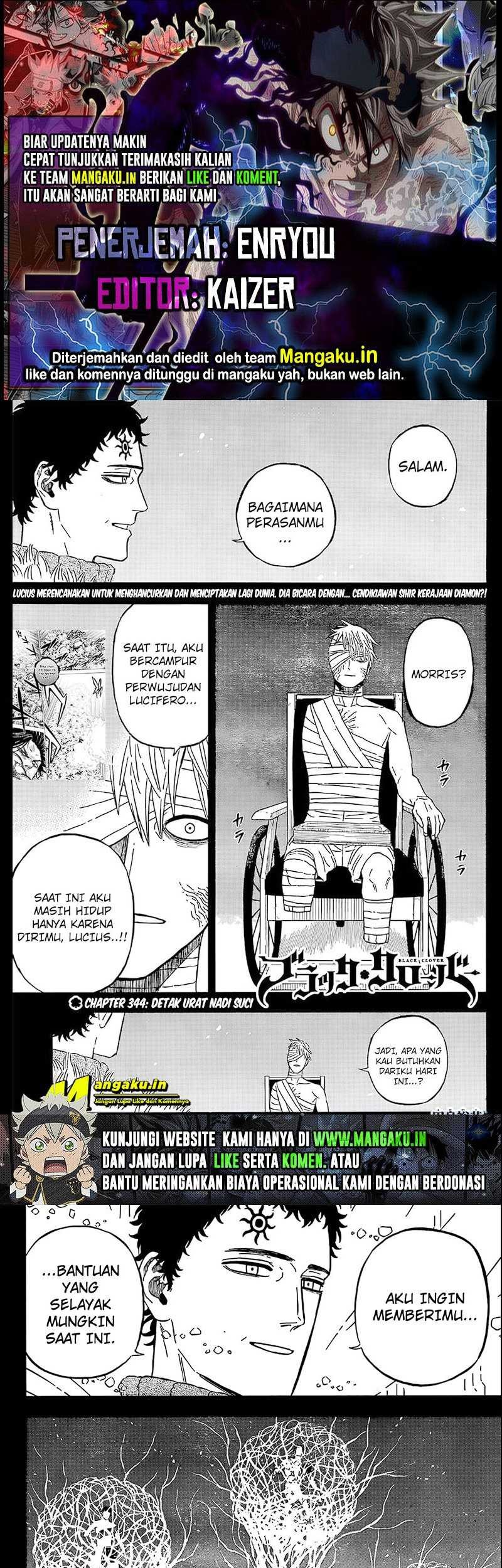 Komik Black Clover Chapter 344 gambar nomor 1