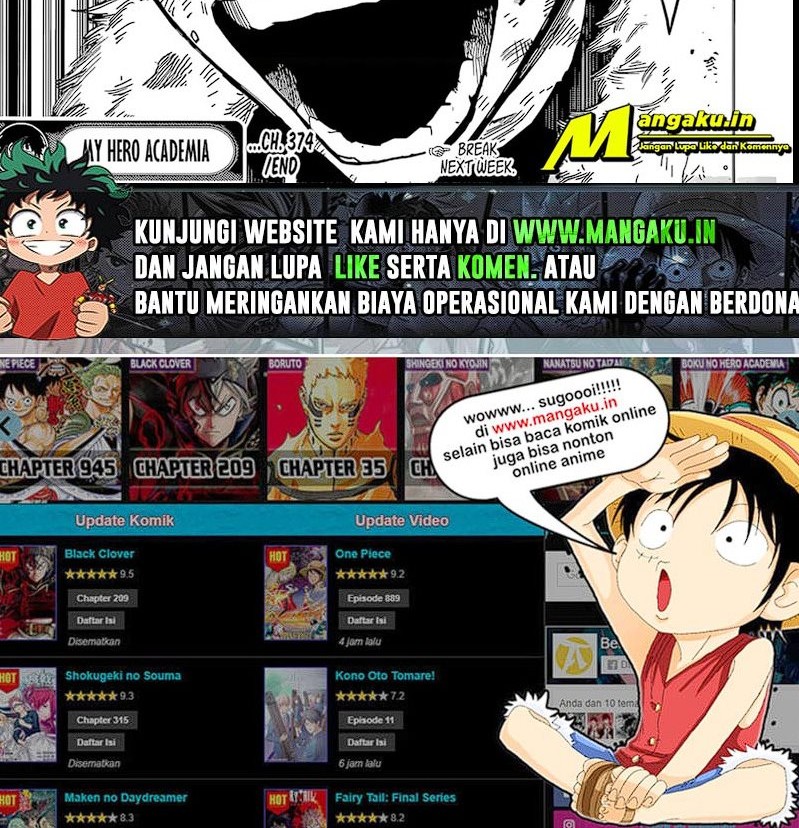 Boku no Hero Academia Chapter 374 Gambar 10