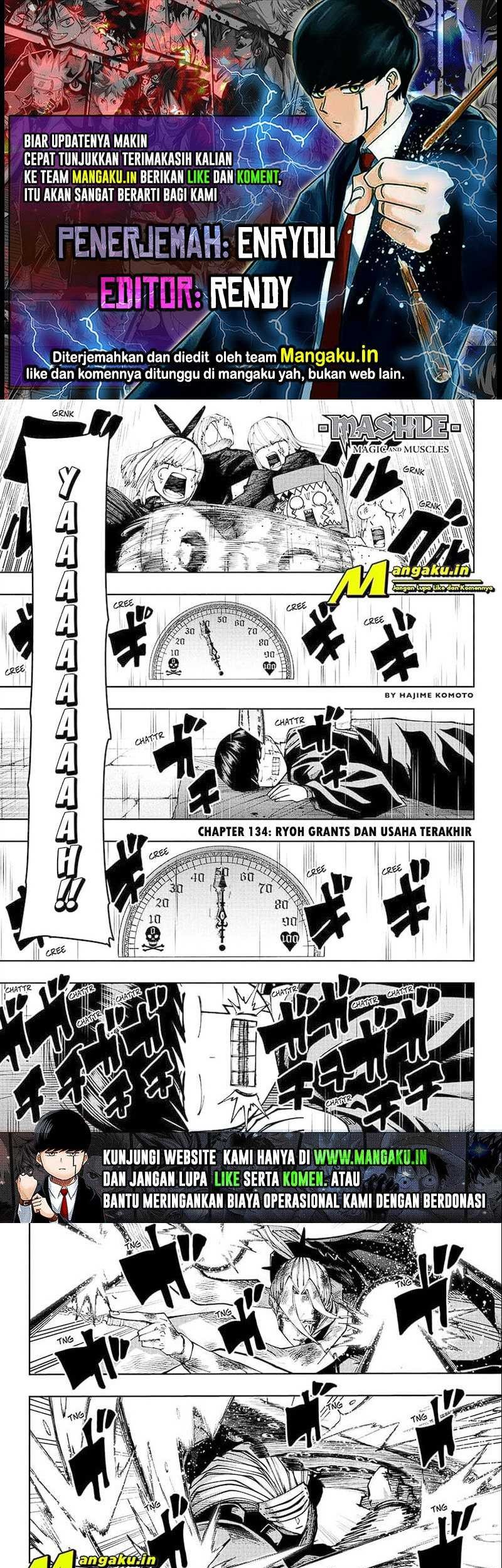 Komik Mashle: Magic and Muscles Chapter 134 gambar nomor 1