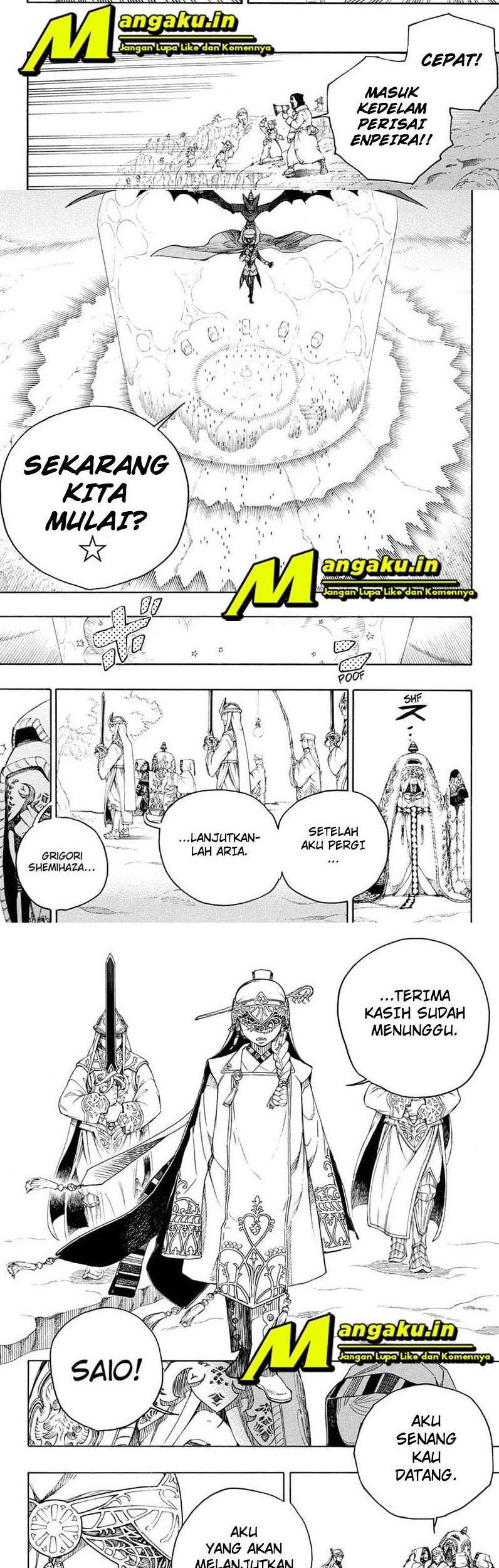 Ao no Exorcist Chapter 137 Gambar 4