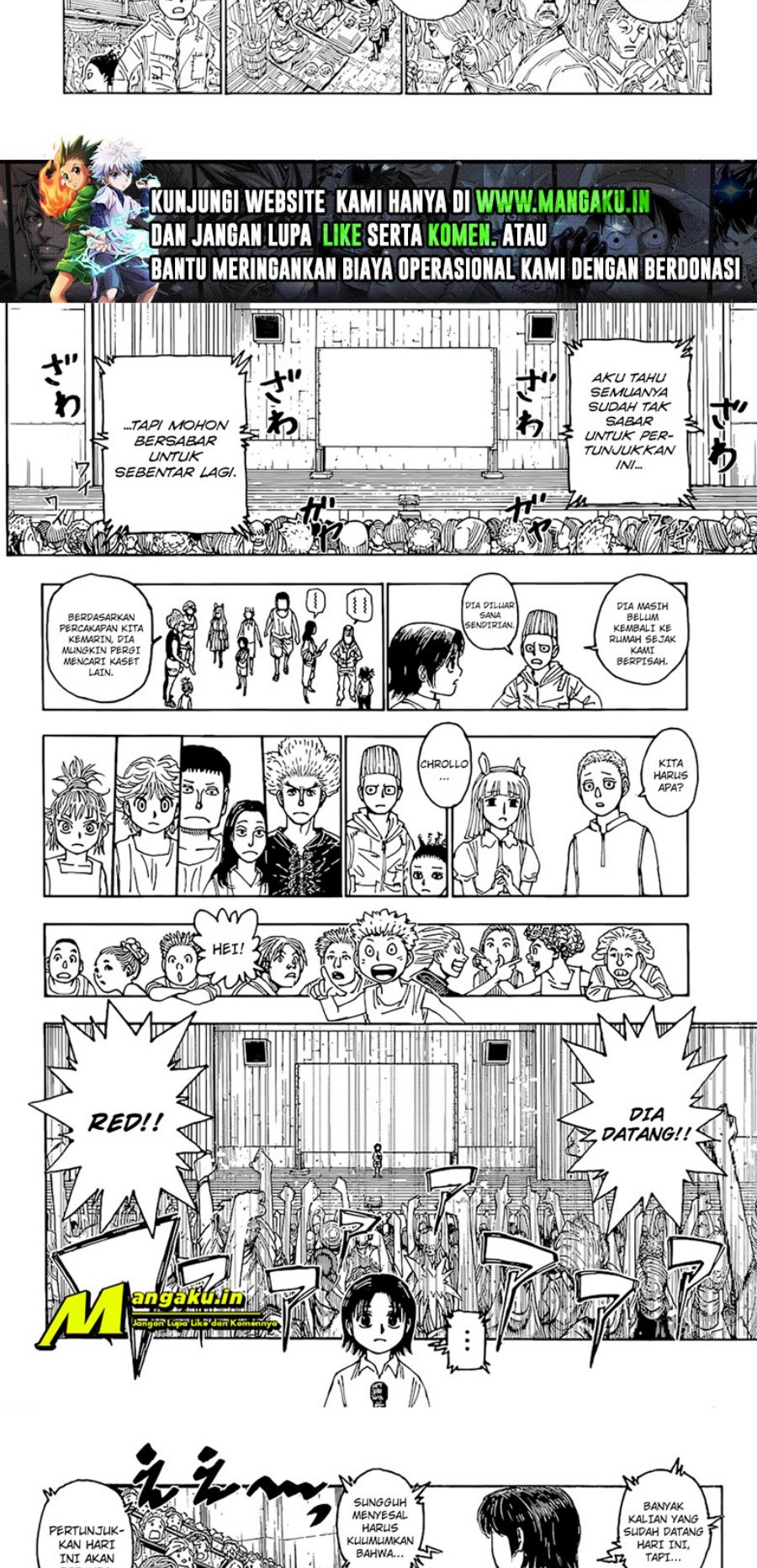 Manga Hunter x Hunter Chapter 397 gambar nomor 2
