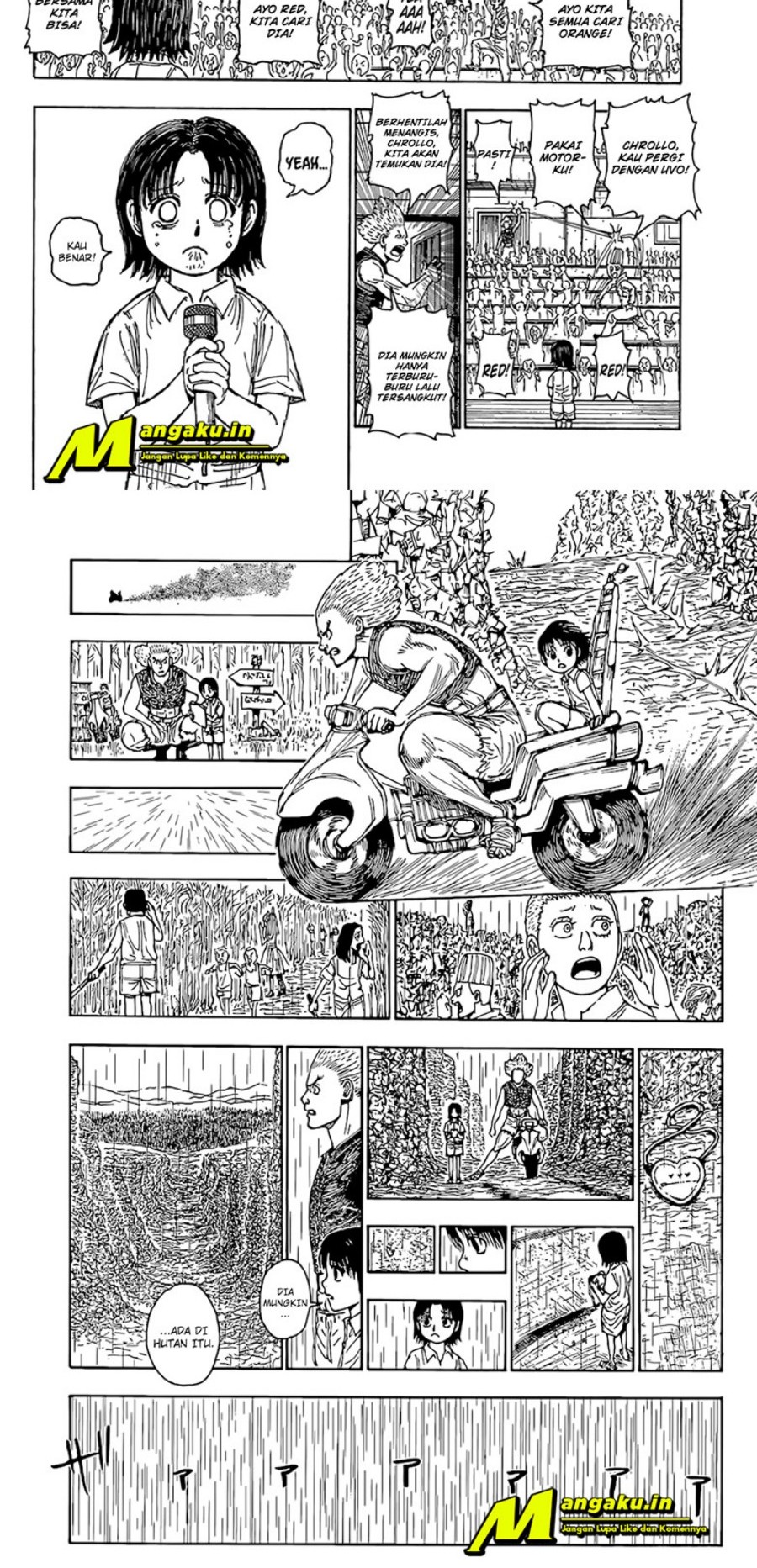 Hunter x Hunter Chapter 397 Gambar 4