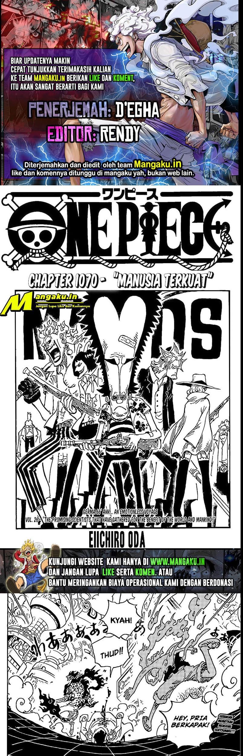 Komik One Piece Chapter 1070 gambar nomor 1