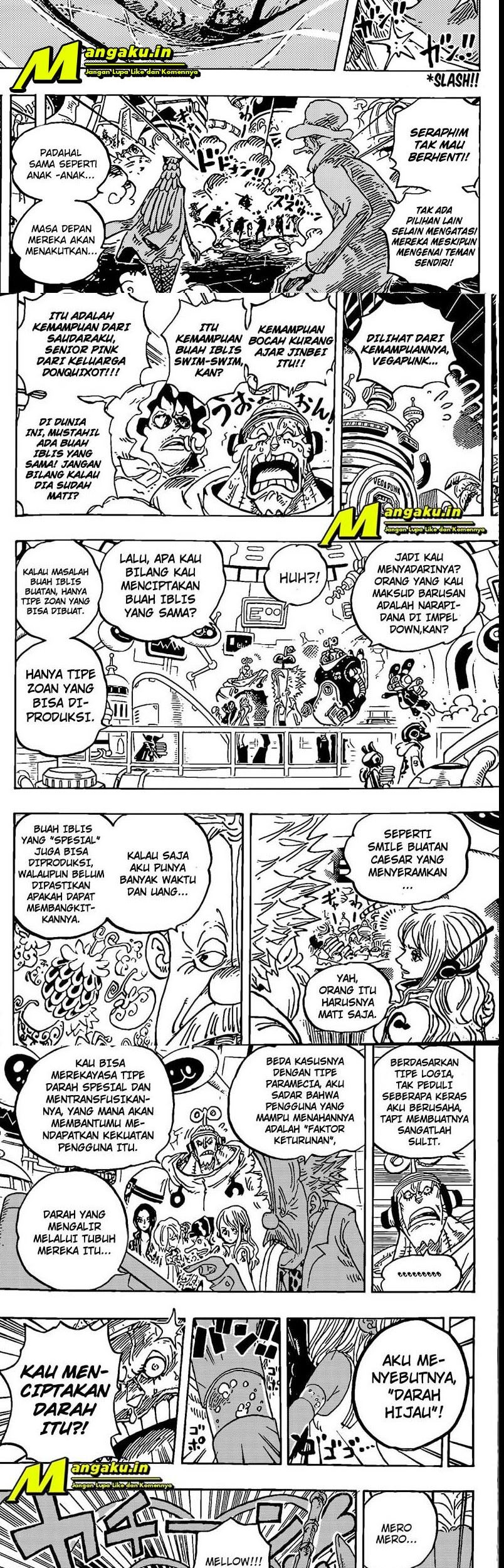 One Piece Chapter 1070 Gambar 5