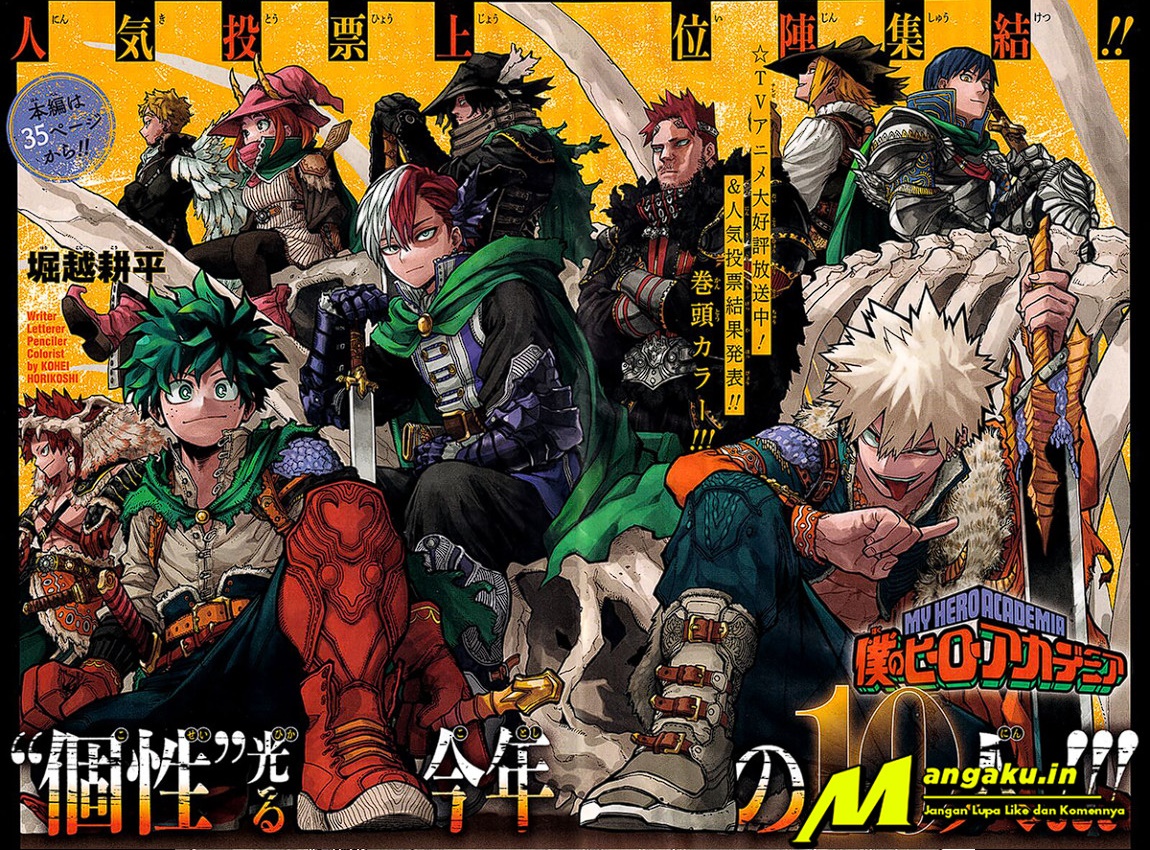 Manga Boku no Hero Academia Chapter 376 gambar nomor 2