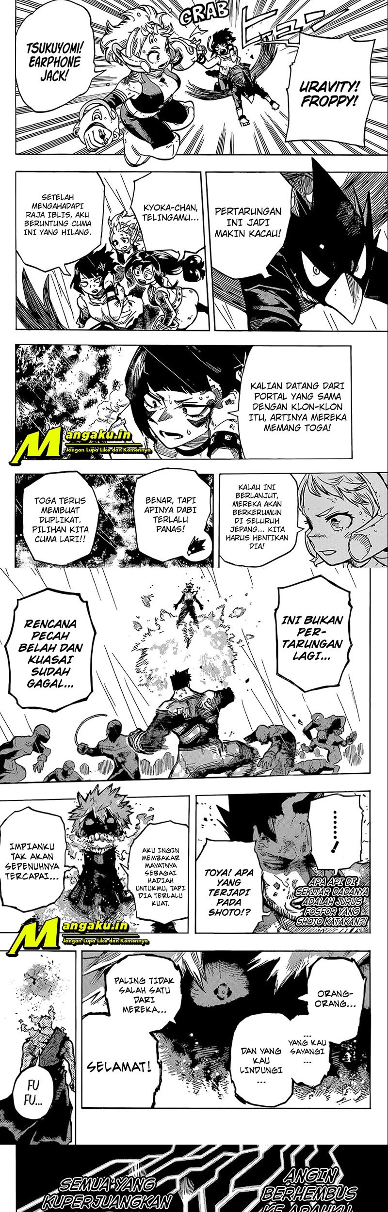 Boku no Hero Academia Chapter 376 Gambar 5
